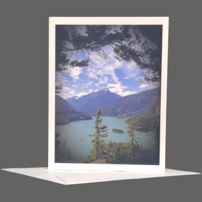 Diablo Lake Greeting Card