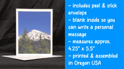 Mount Rainier Greeting Card - Image 2