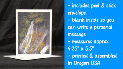Panther Creek Falls Greeting Card - Image 2