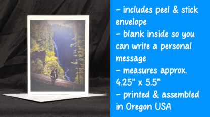 Wallace Falls Greeting Card - Image 2