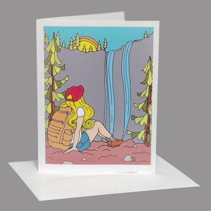 Lost Girl Greeting Card (Swedish Blonde Hair)