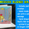 Lost Girl Greeting Card (Swedish Blonde Hair) - Image 2