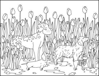 Tulip Adventure Coloring Book - Image 5