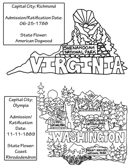 U.S. National Parks Coloring Book - Image 8