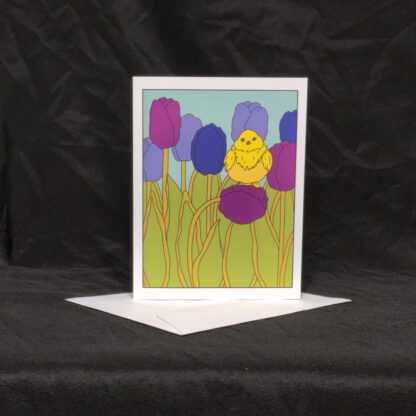 Tulip Bird Greeting Card - Image 3